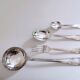Silver metal housewife model Rocaille