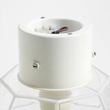 Beautiful 1970s Limburg glass ceiling lamp in octagon shape