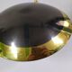 Black brass desk lamp 1950 italy