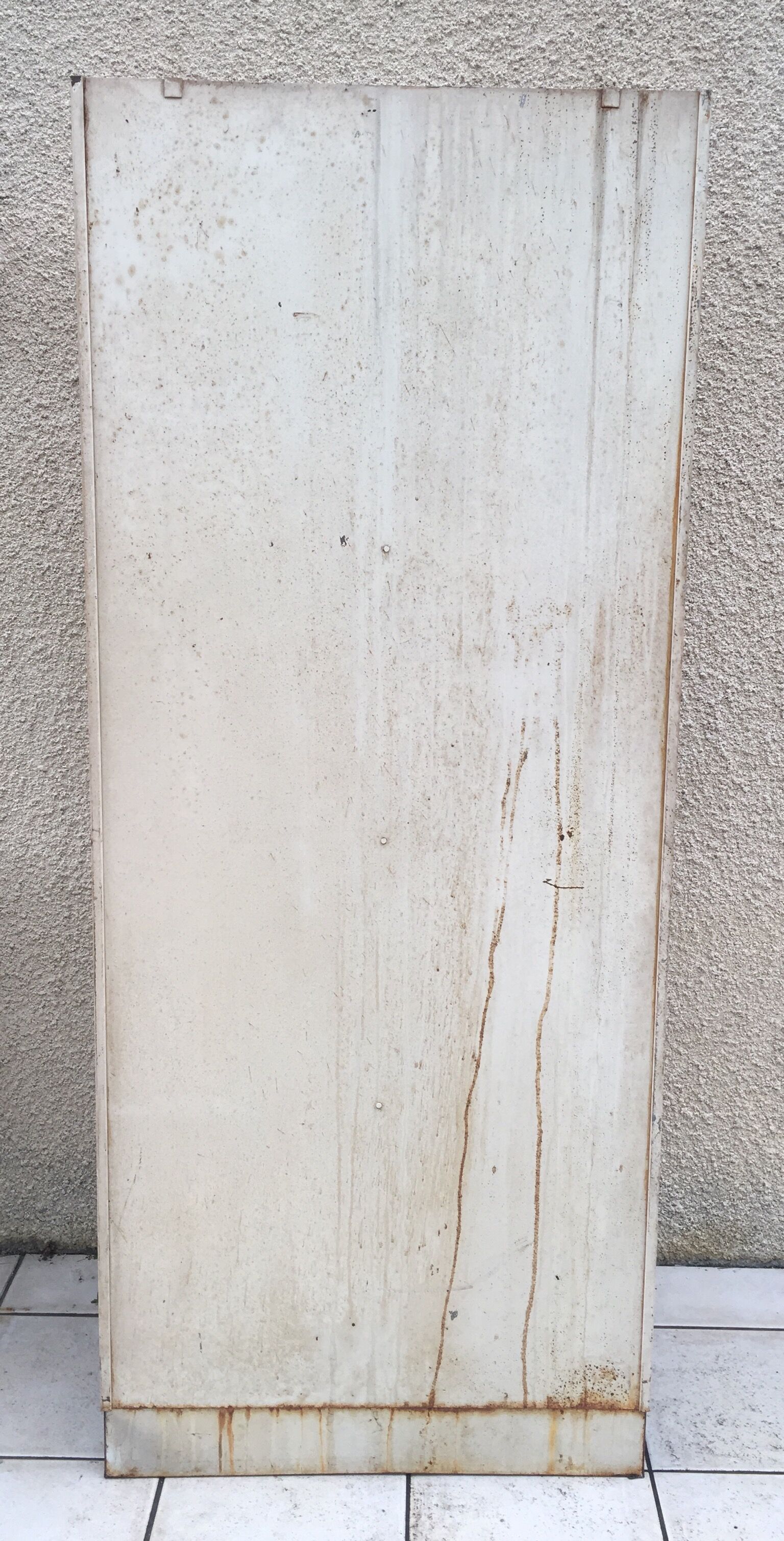 Restored metal cabinet