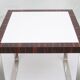 design cube table in chrom rosewood 64cm