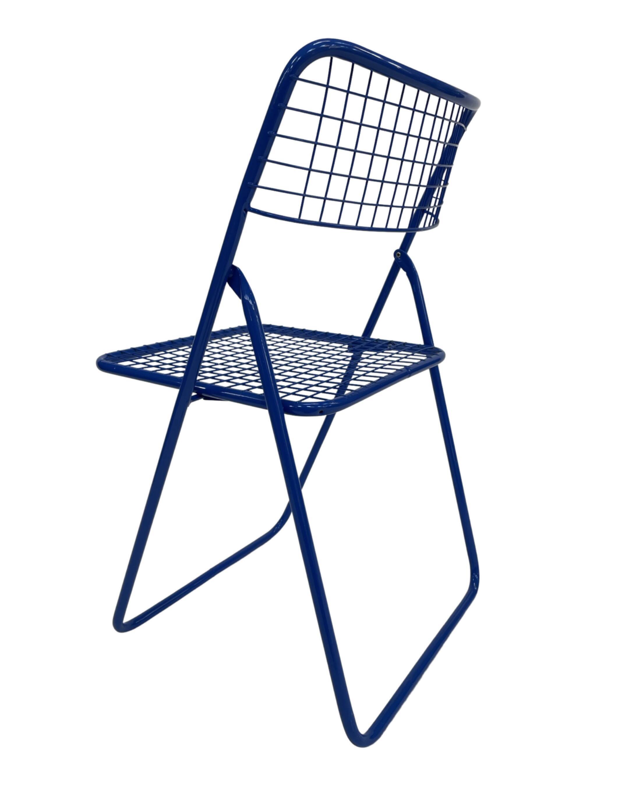 Chaise pliante vintage « Ted Net » de Niels Gammelgaard pour Ikea 1976