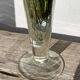 Large conical vase in clear designer glass.