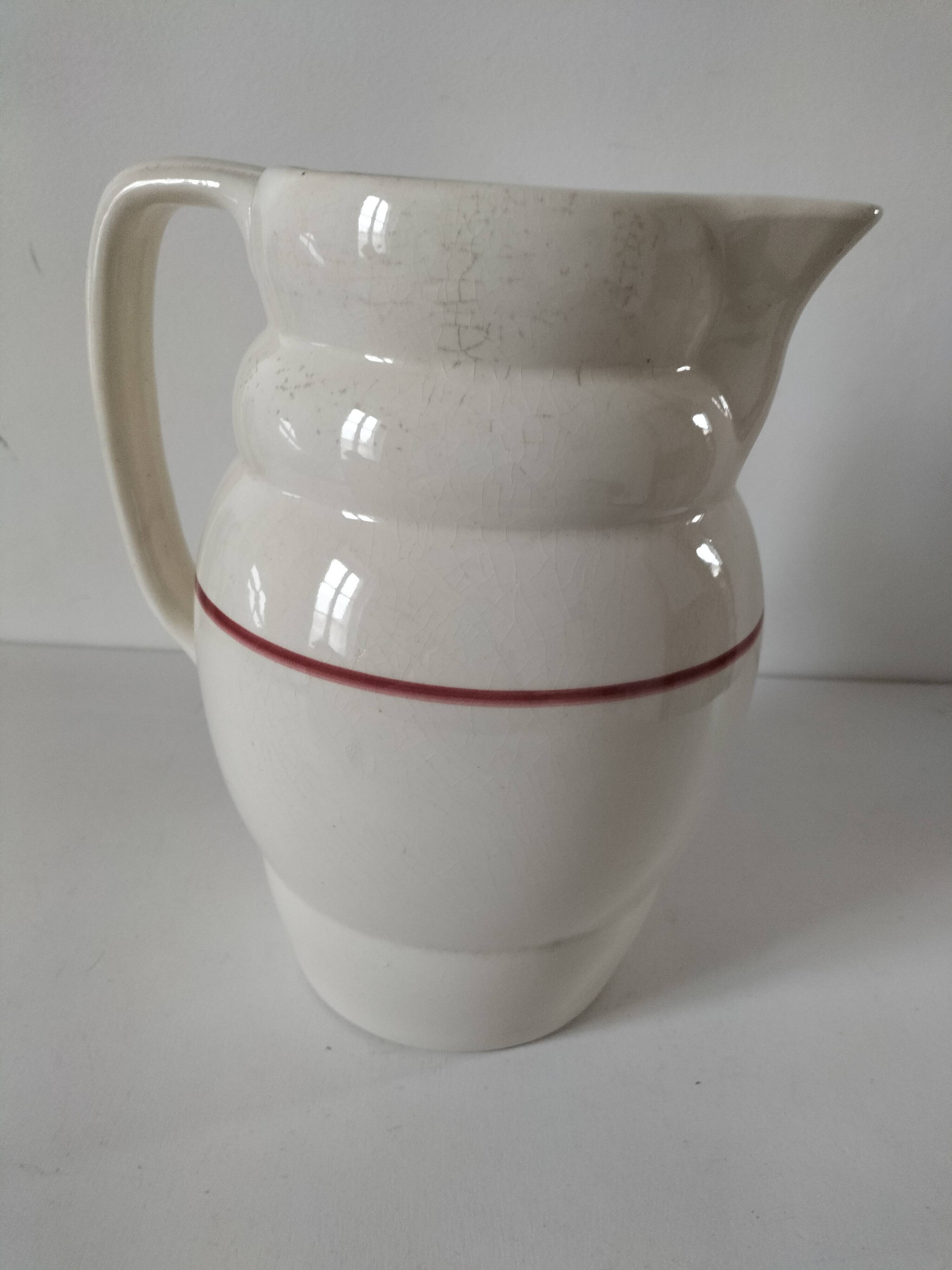 Large vintage Longchamp pitcher
