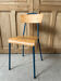 Renovated vintage school chair