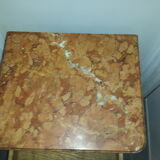 Bedside table with pink marble 1940/1950