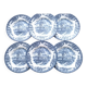 6 Churchill Dessert Plates "Georgian Collection" Model