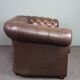 Chesterfield sofa in old cowhide 2.5 seats