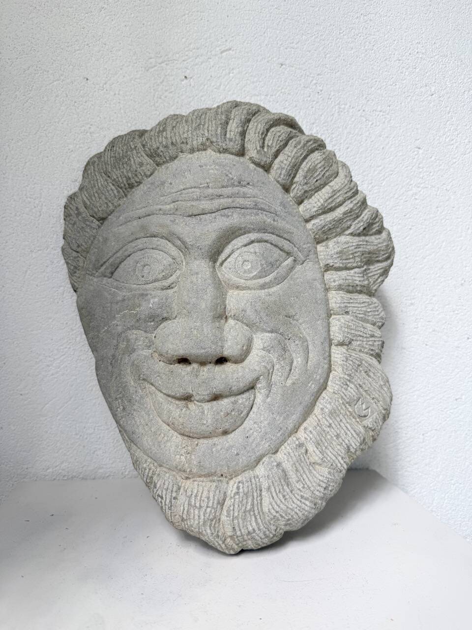Stone sculpture 1950 face
