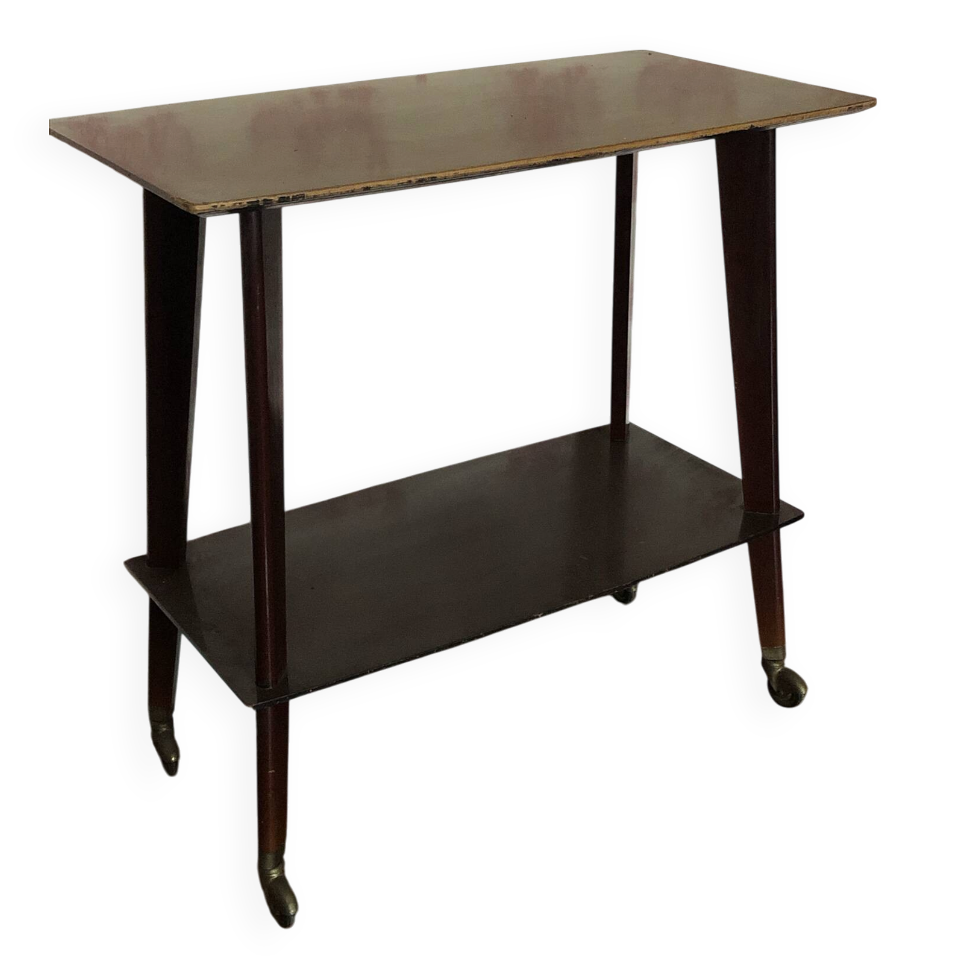 Vintage 1960s rolling console dessert table