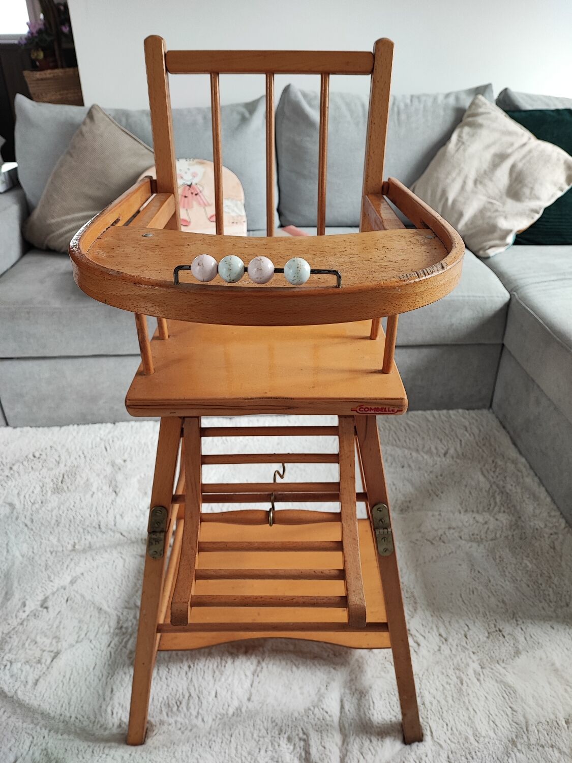 Chaise haute bois combelle