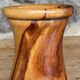 Ikebana wooden vase