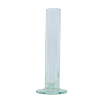 Vase rond en verre vintage