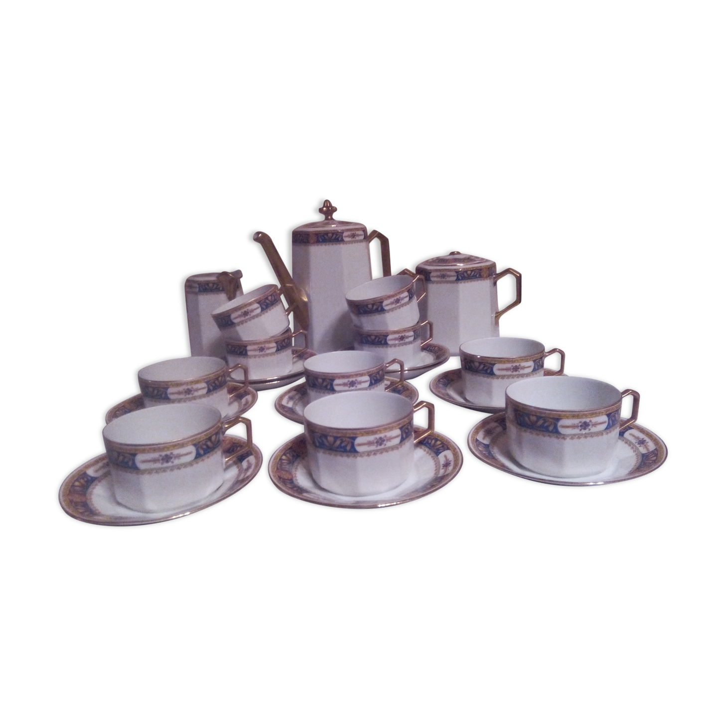 Porcelain coffee service from Limoges
