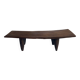 Senoufo vintage slim coffee table l: 110cm – handmade solid wood bench