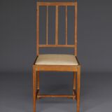 English arts & crafts oak side chair. 1930s