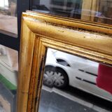 Miroir " doré patiné " classique et moderne  130 cm x 70 cm