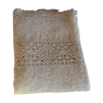 Old bed top lace and crochet