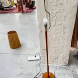 Wooden floor lamp by Temde, West Germany, 1960s