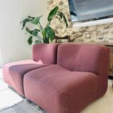 Pair of modular armchairs