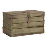 Antique green primitive style chest (circa 1920) #21