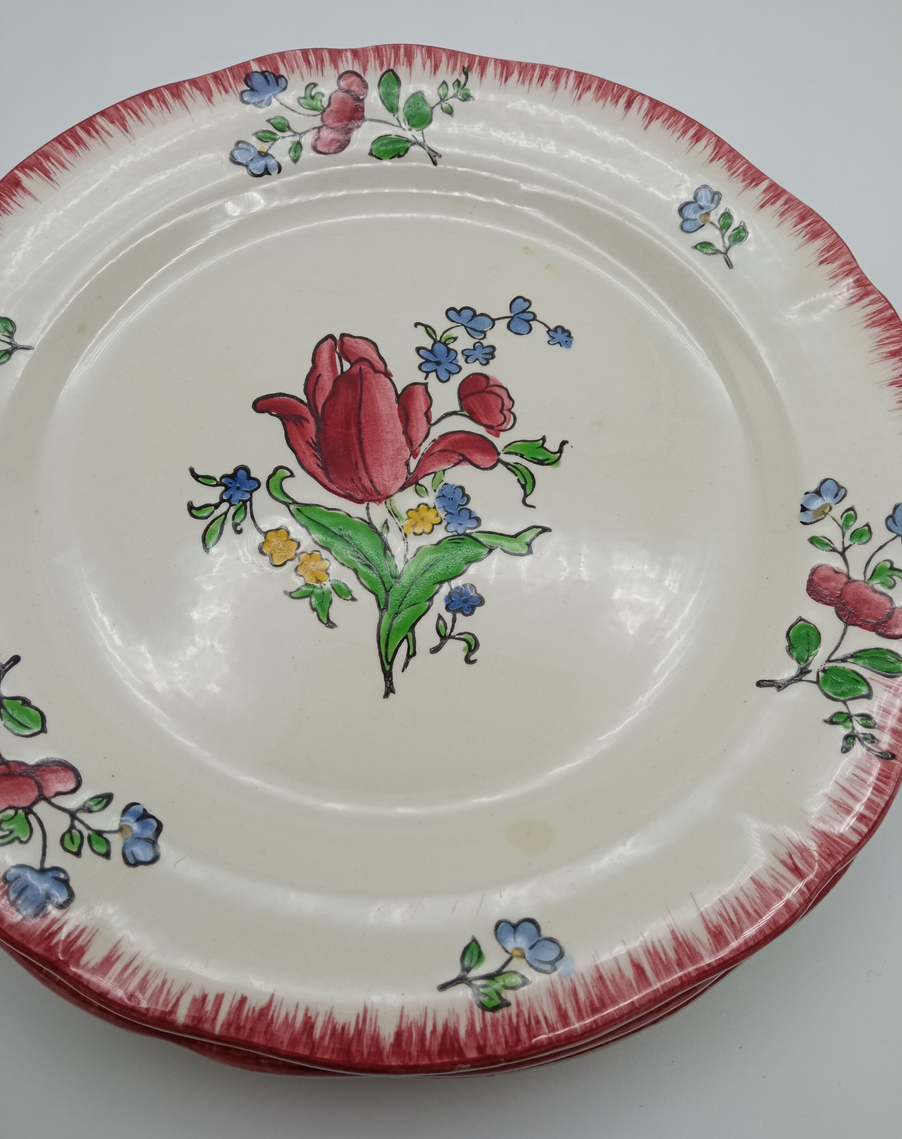 Gien's faience plates