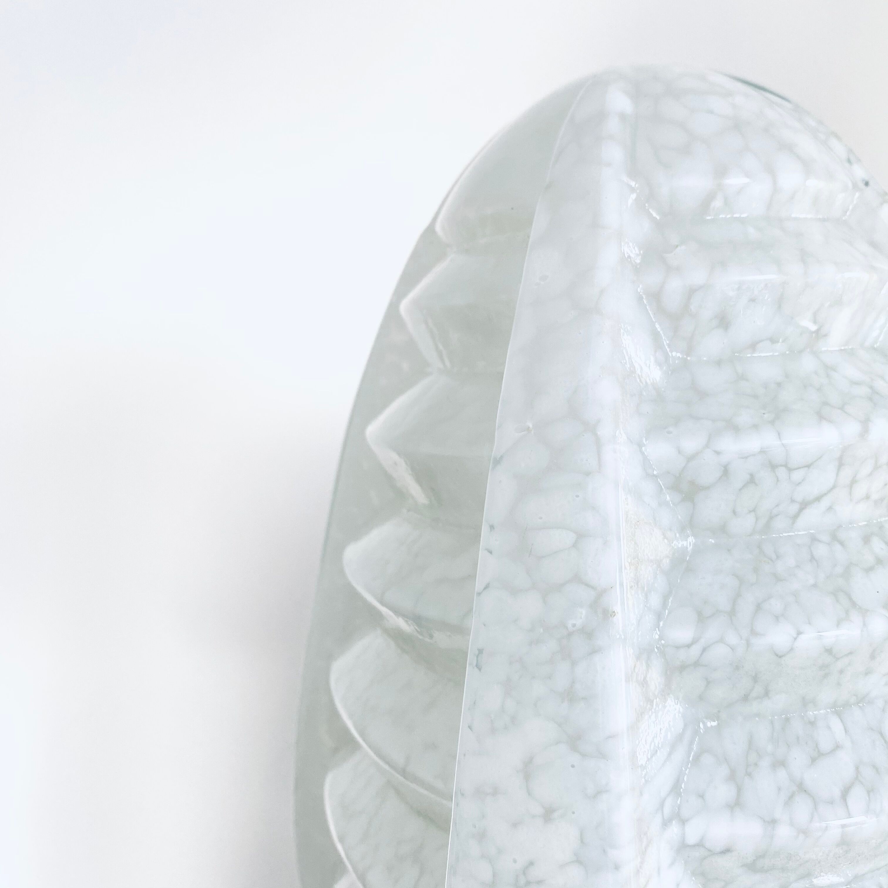 Clichy glass globe skyscraper lamp