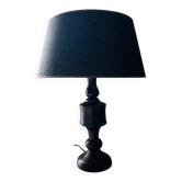 Dark wood table lamp