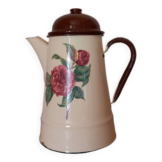 Vintage enameled coffee pot