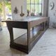 Table de gantier drapière 1900 chêne massif 330cm XL