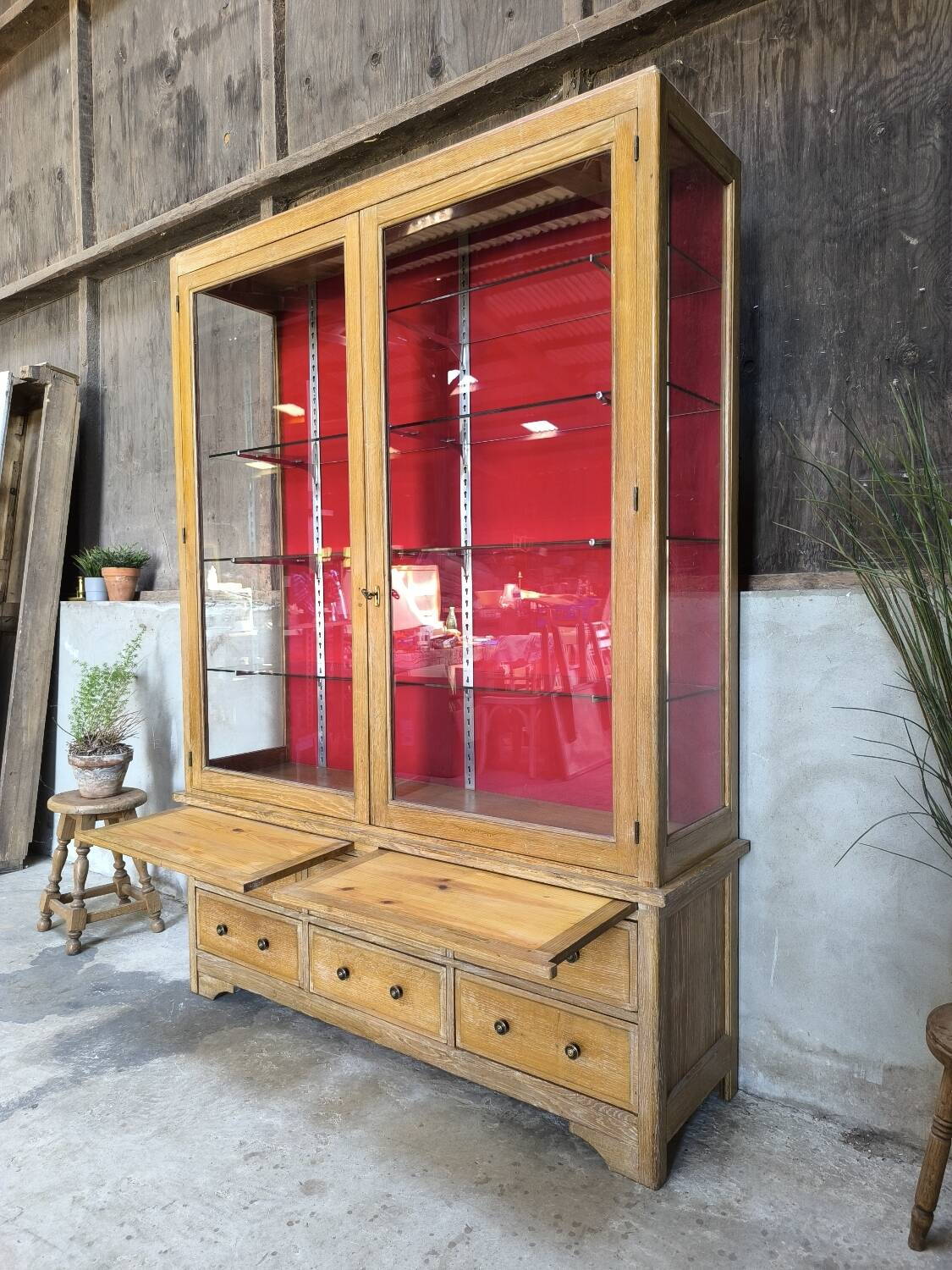 1950s trade furniture display case