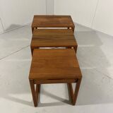 BR Gelsted teak nesting tables with drawer Denmark