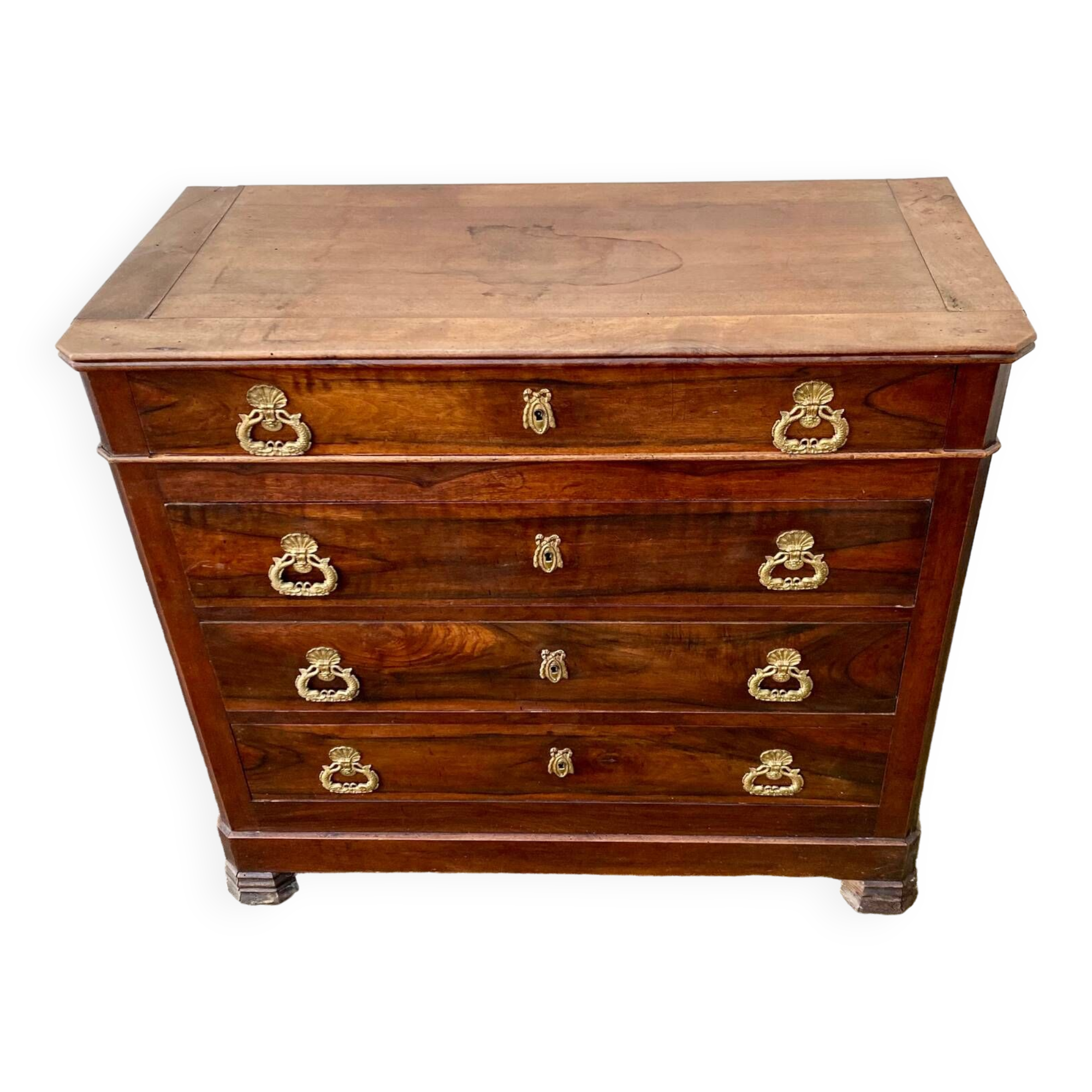 Empire style chest of drawers with 4 drawers