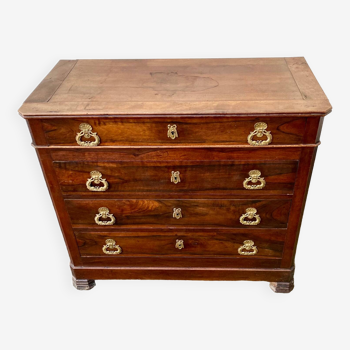 Empire style chest of drawers with 4 drawers