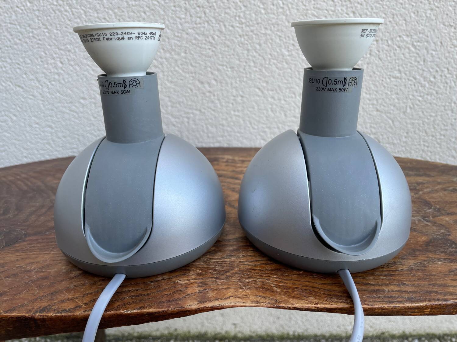 Pair of Massive wall lamps