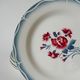 Set of 6 Digoin Sarreguemines flat plates model Nina Rosa 1950