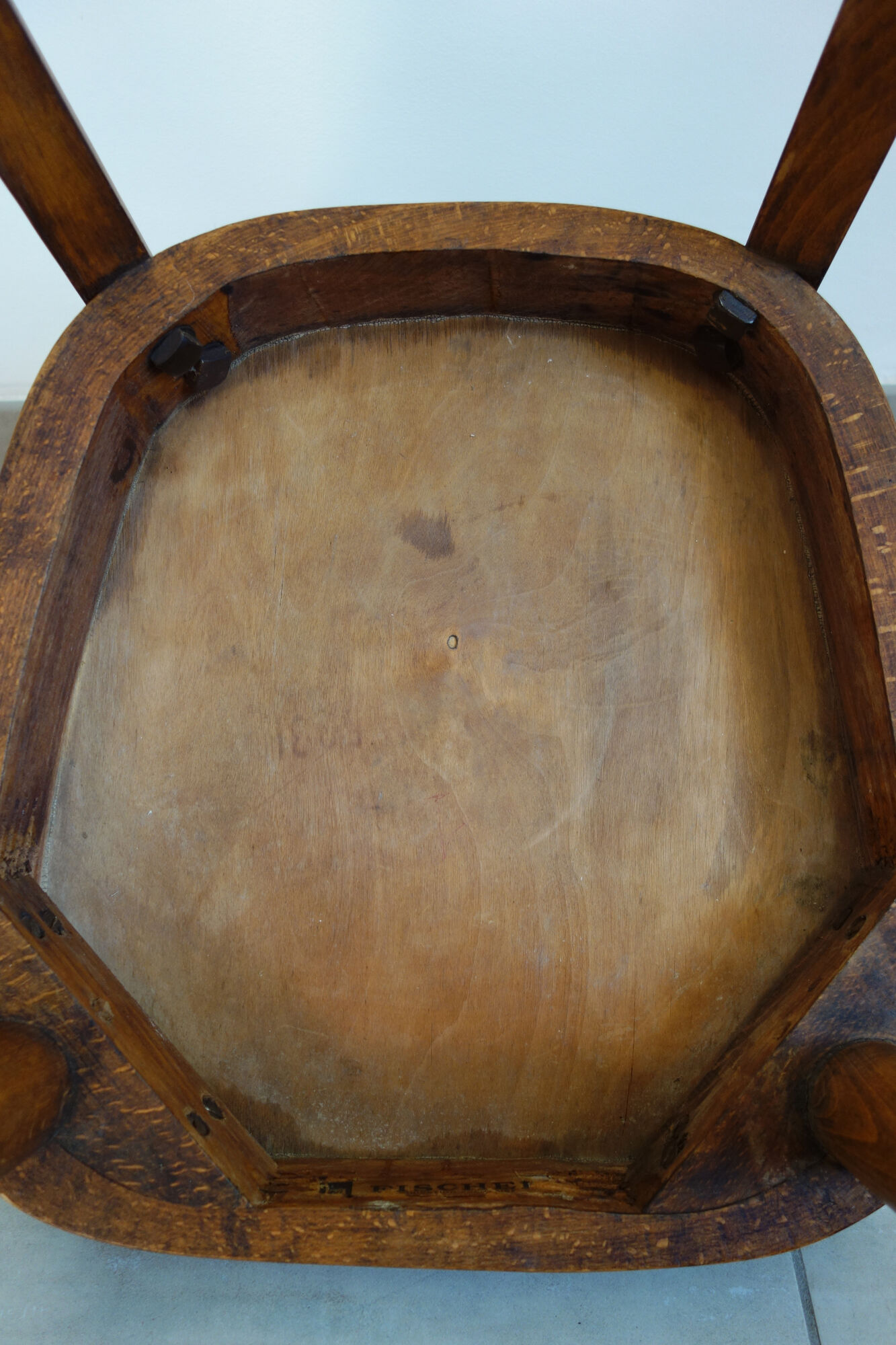 Pair of vintage Fischel bistro chairs