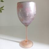 Decorated glass by the artist Jean Noël Bouillet