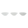 Set of glass bowls, Italian design, 1970s, production: Italy