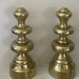 Pair of brass bookends