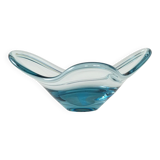 Glass platter, Danish design, 1960s, manufacturer: Holmegaard