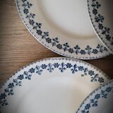 Set 6 plates Terre de Fer Barbeaux