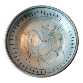 Large ceramic wall plate – Atelier Roy Montgolfier – unique piece