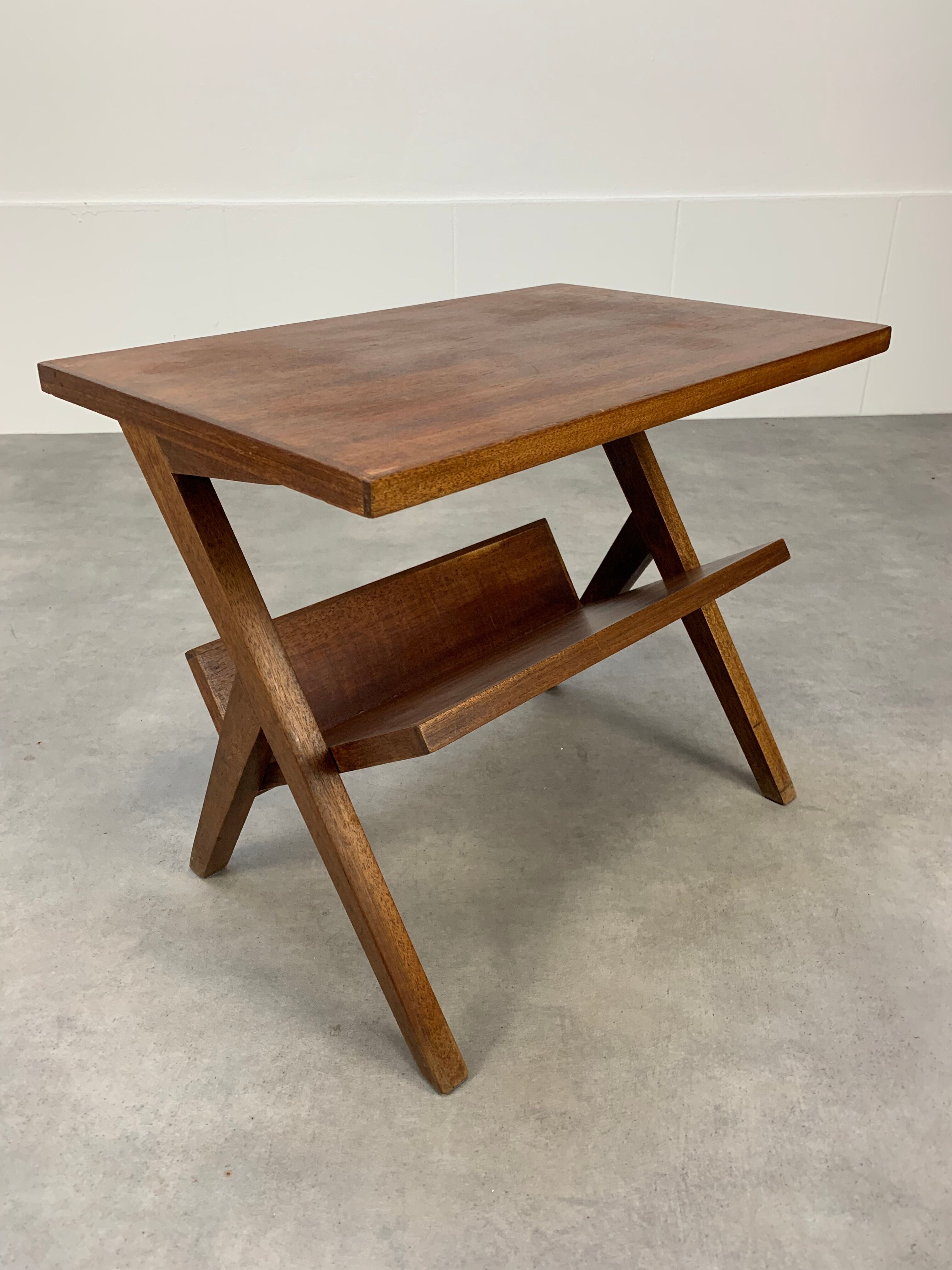 Side table feet compass door book 50s