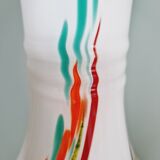 Large vintage vase in colored opaline glass, 1960s-70s