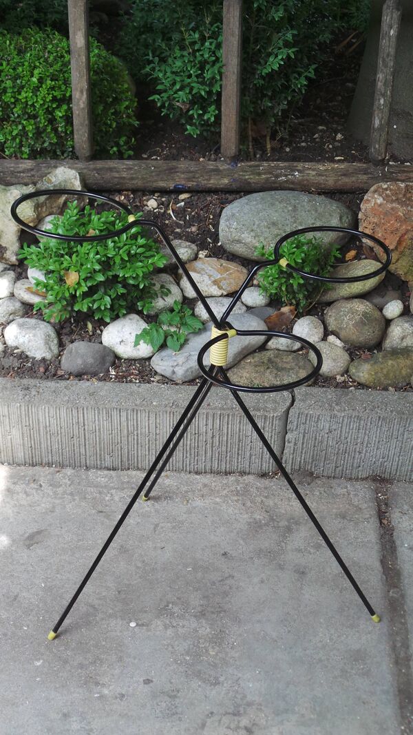 Porte pots scoubidou vintage