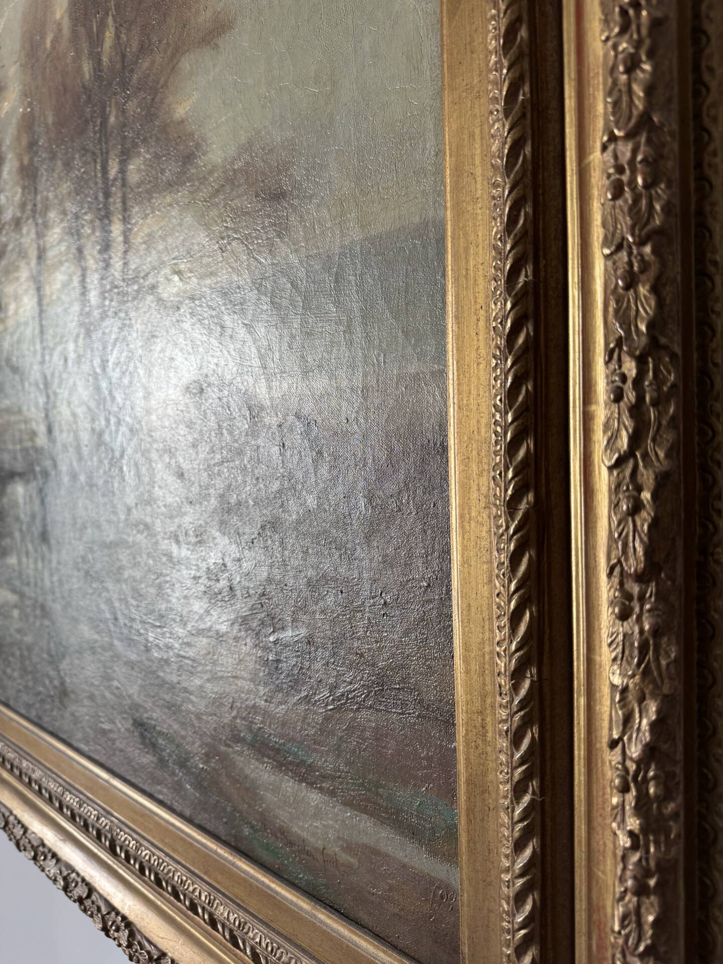 Monumental tableau Jan Willem Von Borselen (1825-1892)