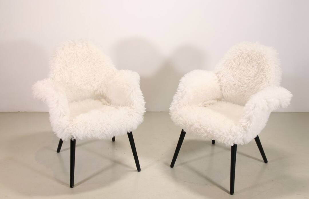 2 chaises Vitra Organic de Charles Eames et Eero Saarinen