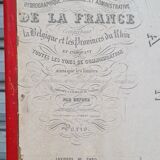 Large map of France by Dufour