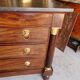 Empire dresser 4 drawers in mahogany and bronze